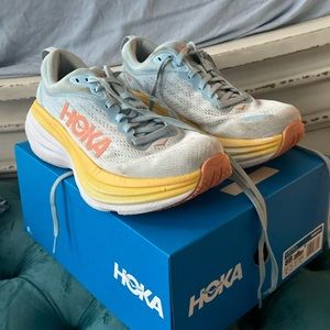 Hoka Bondi 8 well loved sneakers size 8 sold as is